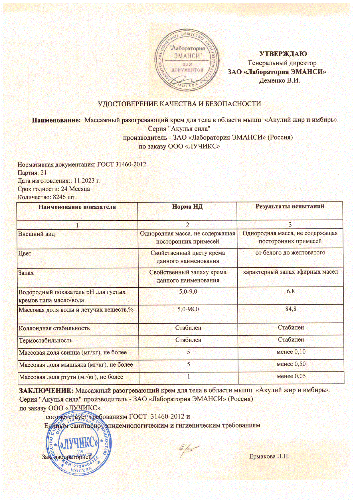 Паспорт №112023